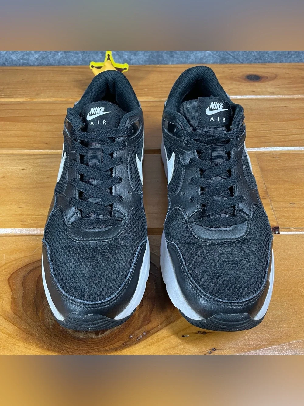 Nike Air Max SC Mens Size 8 Black White Low Top Running Walking Shoes CW4555-002